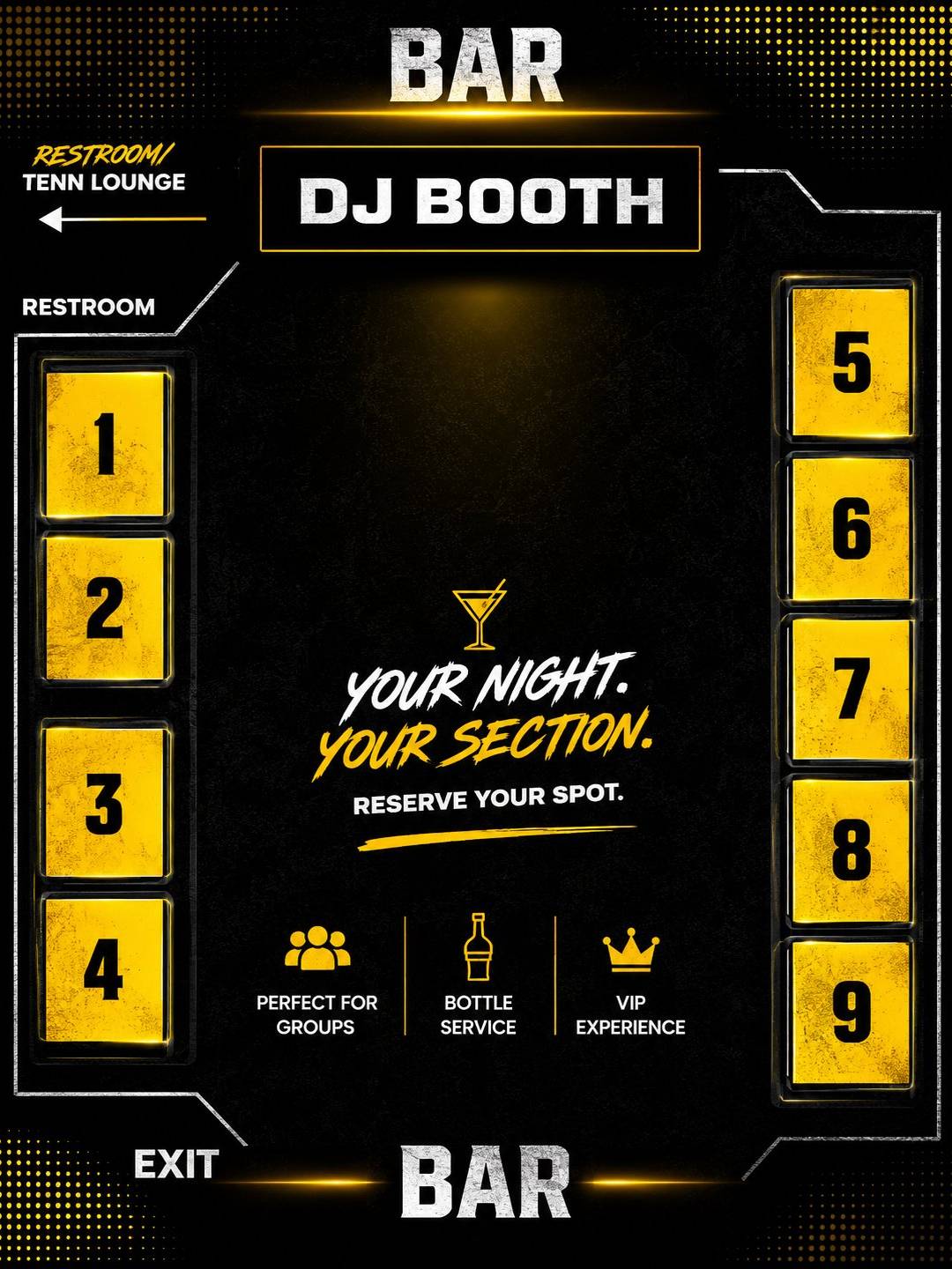 Booth layout