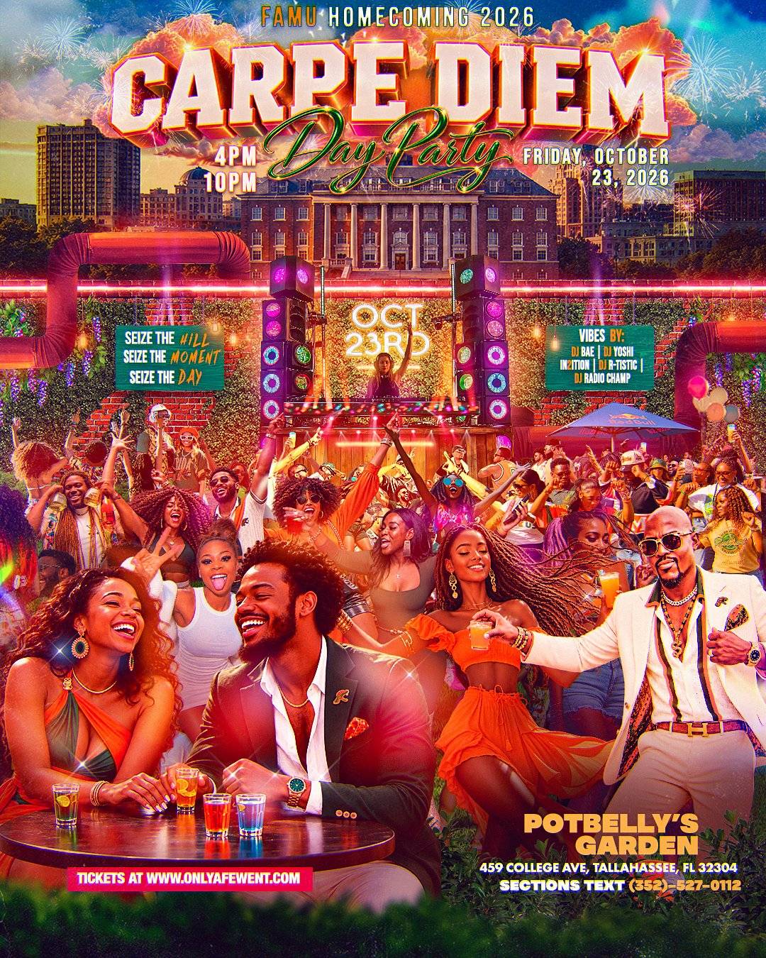 Carpe Diem Day Party: FAMU Homecoming