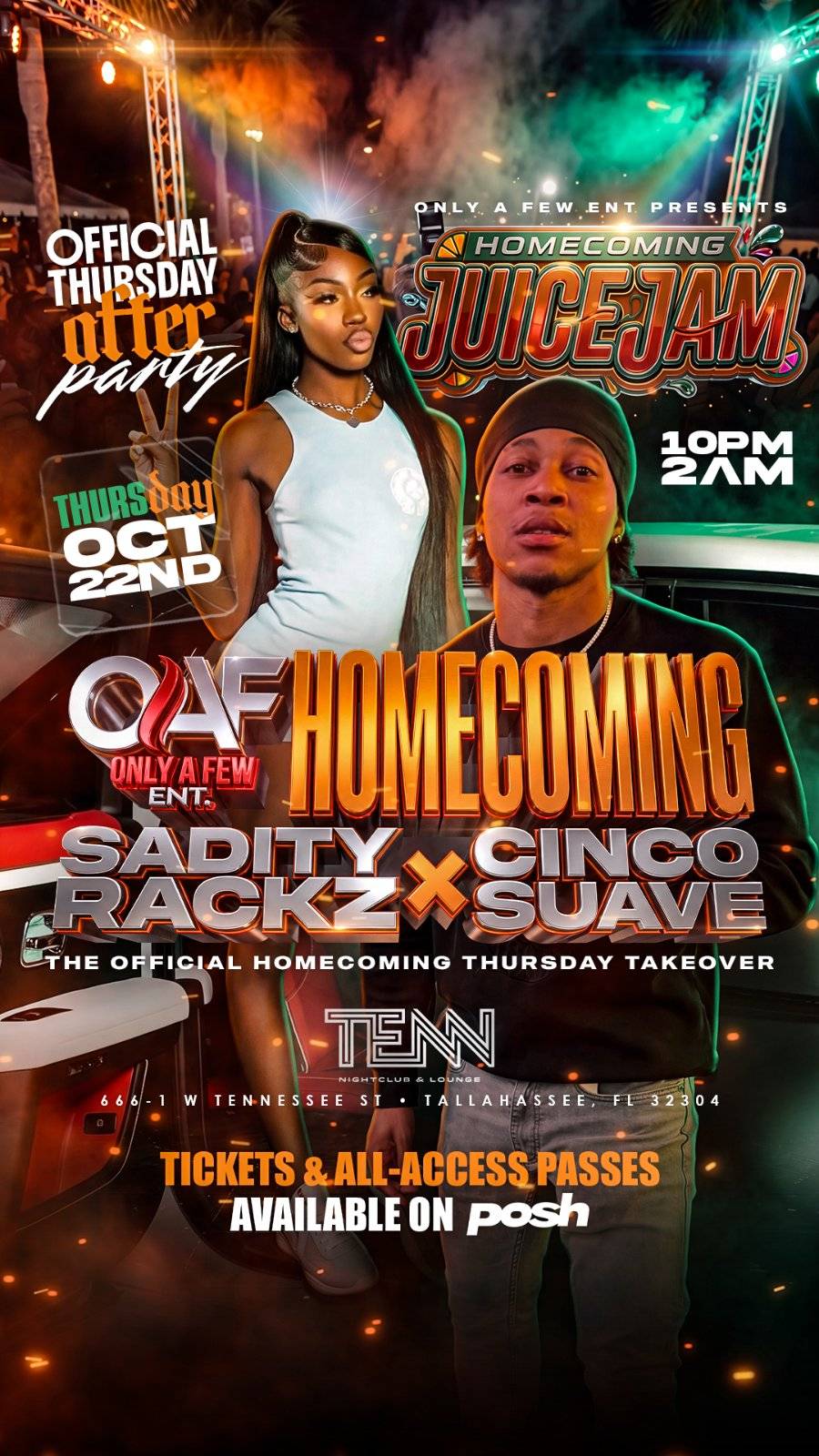 HOMECOMING JUICE JAM FT. CINCO SUAVE & SADITIY RACKZ
