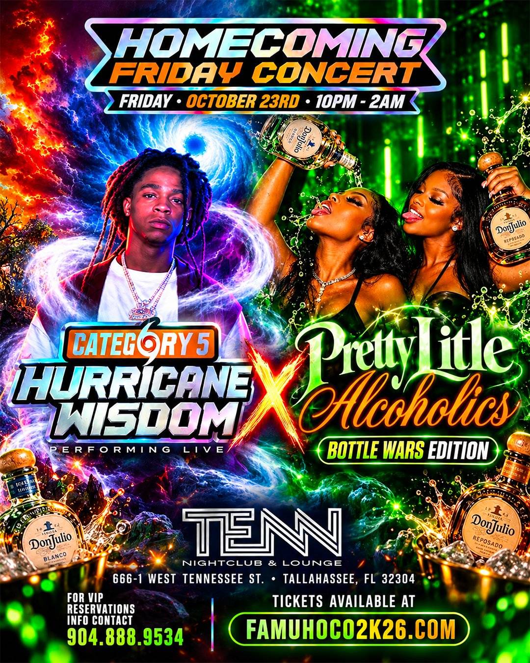Pretty Little Alcoholics ft. Hurricane Wisdom: Official Homecoming Step Show Afterparty